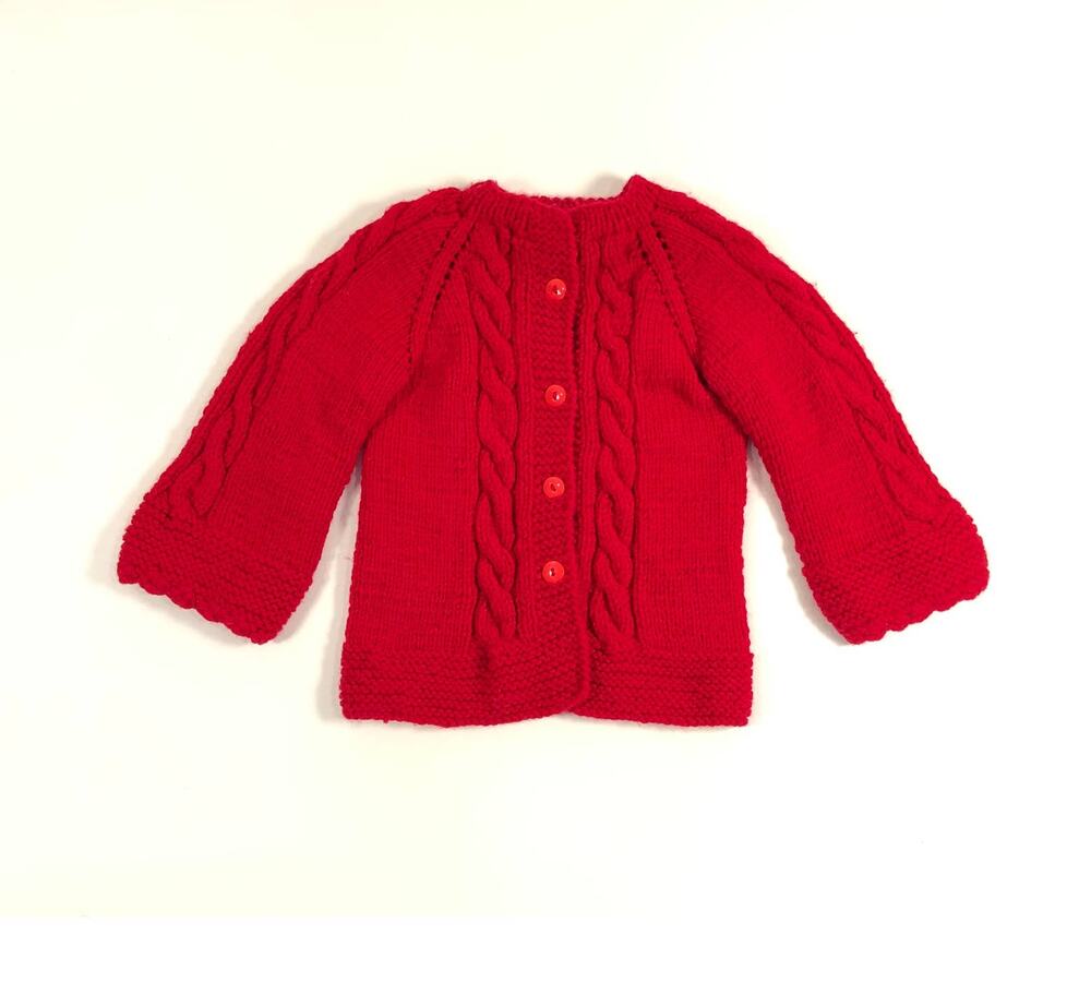 GIRLS KNIT SWEATER SIZE 24M